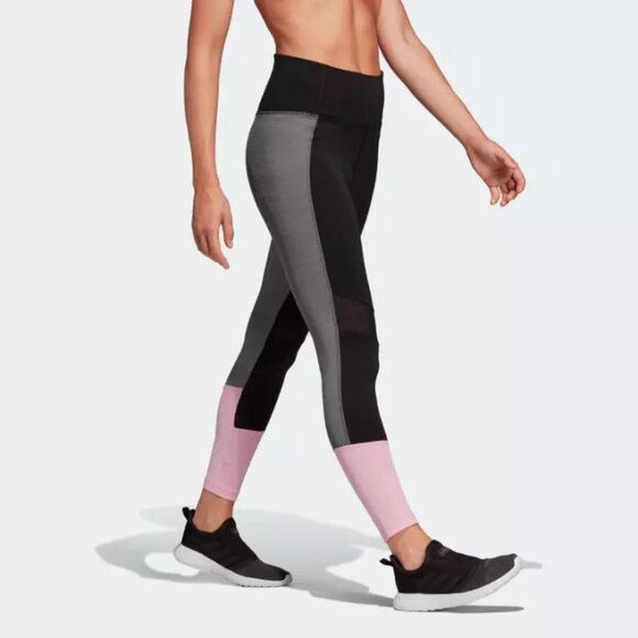 Adidas Design 2 Move Colorblock High-Rise 78 Womens Leggings DS8712 NWT - Picture 1 of 8